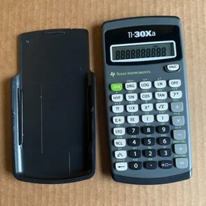 Calculadora científica Texas Instruments TI 30XA con cubierta funciona probada - Imagen 1 de 3