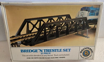 Bachmann BRIDGE'N TRESTLE SET 17 PIECE HO SCALE 46-1225 - Image 1 of 4