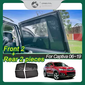 4PCS Magnetic Window Sun Shade Mesh Cover for Captiva 2006-2019 - Picture 1 of 5