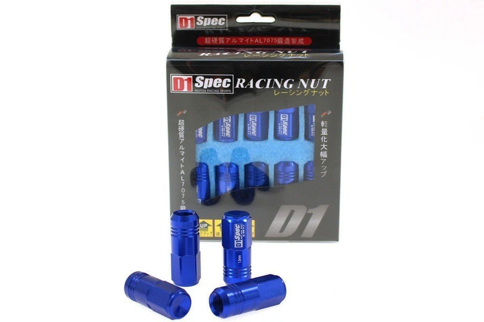 RACING WHEEL NUTS M-7368 EW M12X1.5 BLUE - Image 1 of 1