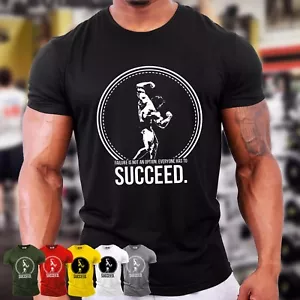 Arnold Schwarzenegger T-Shirt | Bodybuilding Clothing Gym Top Vest GYMTIER - Picture 1 of 8