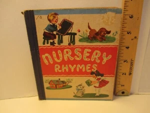 children's poetry NURSERY RHYMES illustrated by DOLLI TINGLE 1948 Samuel Lowe Co - Imagen 1 de 8