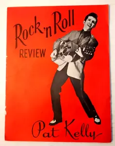 Programa de revisión de rock 'n roll cubierta de Pat Kelly - Imagen 1 de 4