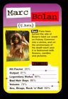 1 x 2006 info card music rock - Marc Bolan T. Rex 2006 - A022