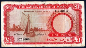 Billet 1 Pound (1965-1970) The Gambia. British Administration. N°2 - Picture 1 of 2