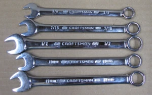 Lotto/5 chiavi a pettine ARTIGIANE SAE METRICHE CMMT42916 CMMT42915 11-12mm 1/2 7/16 3/8 - Foto 1 di 4