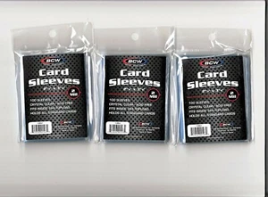 3 PACKUNGEN BCW STANDARD KARTEN PENNY HÜLLEN 2 5/8 X 3 5/8 - Bild 1 von 1