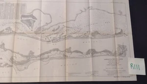 1913 Sarasota Bay Tampa to Venice FL Army Engineering Sketch Foldout Survey Map - Picture 1 of 3