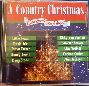 A COUNTRY CHRISTMAS - Holiday Music CD - Tritt Travis Jackson - Various Artist - Picture 1 of 4