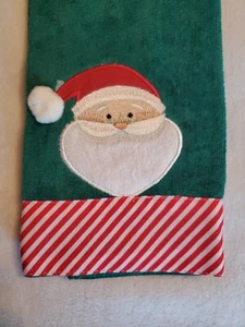 Asciugamano Babbo Natale Luogo E Tempo Buon Natale, Asciugamano Ospite Vacanze Joann Nuovo con etichette - Foto 1 di 5