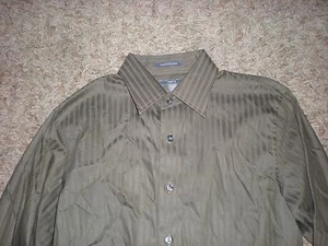 Mens Dress Shirt Size Small Brown Apt 9 Modern Fit Clothes Clothing ButtonUp New - Picture 1 of 1