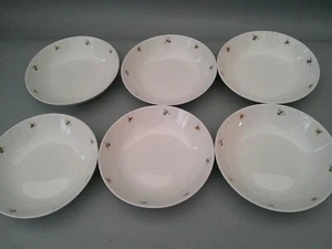 Dunelm Set seis cuencos de pasta patrón abeja - Imagen 1 de 4