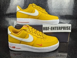 Nike Air Force 1 07 SE AF1 40th Anniversary Yellow Ochre Women's Size 8 NIB - Picture 1 of 9
