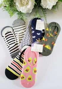 Xhilaration Women's Liners Socks Heel Grips For Secure Fit 7 Pk Value One Size - Picture 1 of 4