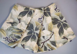 4er Set Pottery Barn Leinen Servietten Magnolie Blumen Blätter Beeren Salbeigrün - Bild 1 von 6