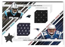 Keary Colbert Cedric Cobbs 2004 LEAF R&S JERSEY RELIC CARD 299 Panthers Patriots