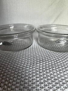 Blenko Clear Bowls Set Of 2 - Picture 1 of 4