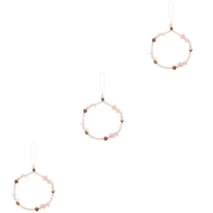 3 PCS sangles de téléphone portable Miss Charm bracelet perles breloques lanière - Photo 1/12