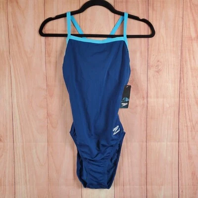Speedo Womens Race Endurance+ Flyback Swimsuit Size 8 / 32 NEW - Image 1 of 4