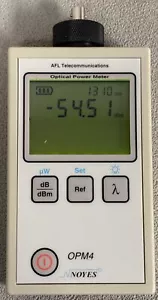 AFL Noyes OPM4-2D SM MM Fiber Optic Power Meter - Picture 1 of 5