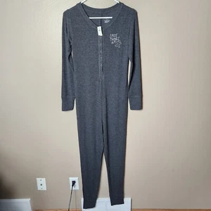 American Eagle Womens One Piece Romper Union Suit Christmas Pajamas-Size S (NWT) - Picture 1 of 8