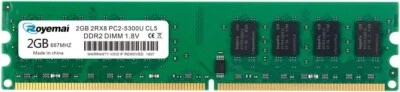 Memoria Desktop DDR2 2GB PC2-5300 667MHz - Upgrade la Tua Esperienza di Calcolo - Immagine 1 di 4