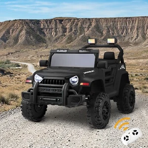 Mazam Kids Ride On Car Jeep 12V Electric Remote Control Toddler Toy Cars Black - Picture 1 of 10