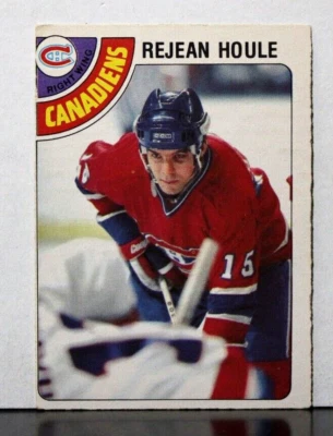 1978-79 O-Pee-Chee OPC Hockey Rejean Houle #227 Montreal Canadiens  - Image 1 of 2