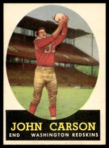 1958 Topps #47 John Carson Washington Redskins NM-MT SET BREAK! - Picture 1 of 2