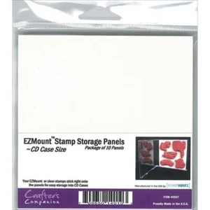 Crafter's Companion - Paneles de almacenamiento de sellos EZMount 10/paquete - tamaño de estuche de CD - Imagen 1 de 1