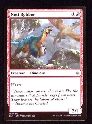 Nest Robber Magic the Gathering Creature Dinosaur Common Ixalan - Image 1 of 2
