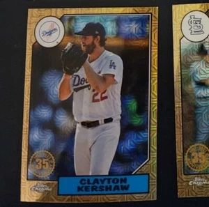 2022 Topps Series 1 Silver Pack Mojo Refractor CLAYTON KERSHAW Dodgers T87C-78 - Picture 1 of 1
