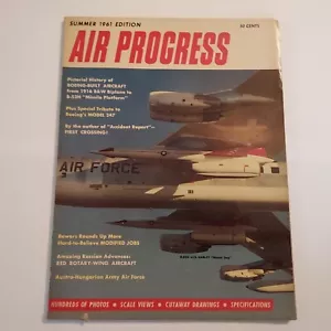 Vintage Air Progress Summer 1961 Magazine Airplanes Aircraft - Imagen 1 de 8