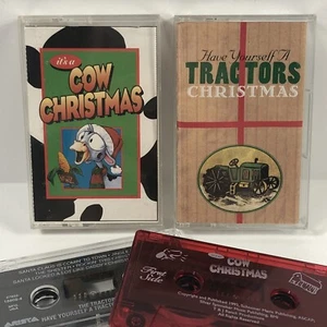It's a Cow Christmas + Have Yourself a Tractors Christmas Farm Country Humor - Bild 1 von 6