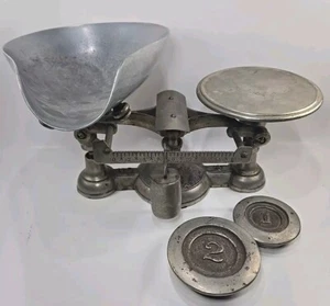 Antique John Charillon & Sons Makers New York Farm Balance Countertop Scale - Picture 1 of 17