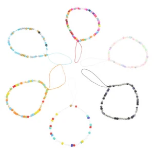 6 Pcs Handy Kette Handyanhänger Zum Aufhängen Telefon Handgelenk Lanyard - Zdjęcie 1 z 12