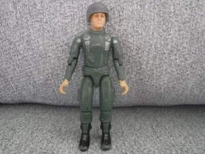 GI Joe HAWK v1 Straight Arm figure w helmet (broken thumbs) 1982 Hasbro - Picture 1 of 18