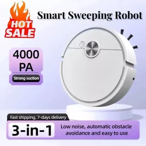 Xiaomi 3 in 1 Robot Aspirapolvere Intelligente | 4000 Pa Forte Aspirazione - Foto 1 di 12