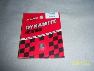 RC 4 x 8 mm Unflanged Ball Bearing (1) By Dynamite DYN3205 - Image 1 of 2