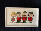 NEW Peanuts Charlie Brown Linus Lucy Sally Holiday Christmas Tray Dish Retired