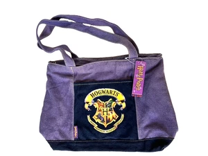 NEU 2001 VINTAGE * Harry Potter HOGWARTS Denim Tasche Schule Strand Buch Tasche RAR - Bild 1 von 6