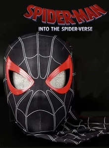 Spider-Man: Miles Morales Mask Moving Eyes Faceshell & Chin Control Slider (NEW) - Picture 1 of 8