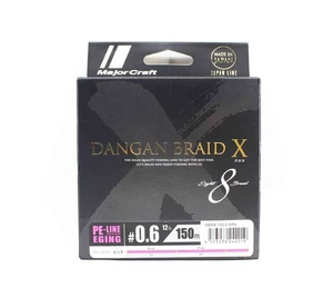 Major Craft Dangan Braid X Line X8 150m P.E 0.6 Pink DBXE8-150/0.6PK (2019) - Picture 1 of 6
