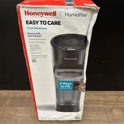 Honeywell 1.7 gal 500 sq ft Top Fill Cool Moisture Humidifier, HEV615B, Black  - Image 1 of 4