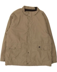 TIMBERLAND Mens Windbreaker Jacket UK 42 XL Beige Nylon AH01 - Picture 1 of 3