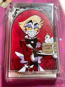 Hazbin Hotel Lucifer Liquid Acrylic Keychain Animate Cafe 2025 - Picture 1 of 1