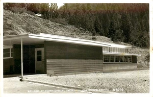 ESCUELA EN DOWNIEVILLE, CALIFORNIA, RPPC, POSTAL VINTAGE (EO417) - Imagen 1 de 2
