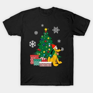 Disney Pluto The Christmas Unisex T-Shirt Men Women - Bild 1 von 4