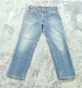 Vintage Orange Tab Levi 506 Levi Jeans 32x29 Blau Distressed Etikett 33x30 - Bild 1 von 15