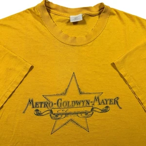 Camisa De Colección Años 90 Metro Goldwyn Mayer MGM Estrella Gráfica Talla Grande Película EE. UU. - Imagen 1 de 8